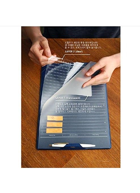 Starsouce MultiPurpose PU Leather Mouse Mat NonSkid Gaming Mouse Pad Desktop Protector Office Home Writing Pad Planner Organizer Pad with Pen Loop and Transparent Sheet for Notes Memo todo List  - Image 3