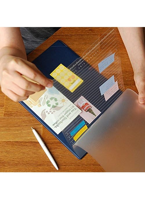 Starsouce MultiPurpose PU Leather Mouse Mat NonSkid Gaming Mouse Pad Desktop Protector Office Home Writing Pad Planner Organizer Pad with Pen Loop and Transparent Sheet for Notes Memo todo List  - Image 2
