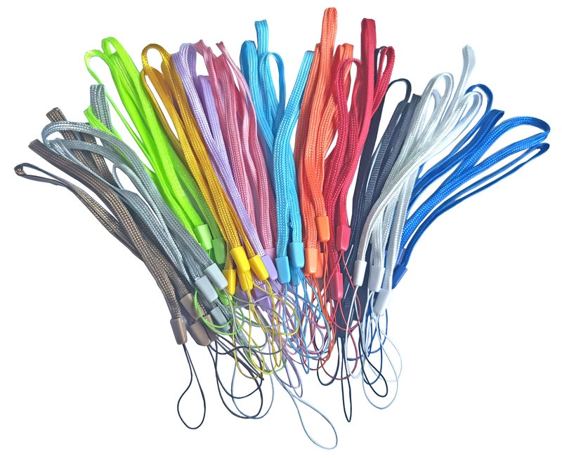 ColorYourLife Multi-Color Wrist Straps Lanyards Strings for USB Flash Drive Memory Stick Stylus Pens and Small Items with Microfiber Cloth (48 Pack), multicolor - Image 5