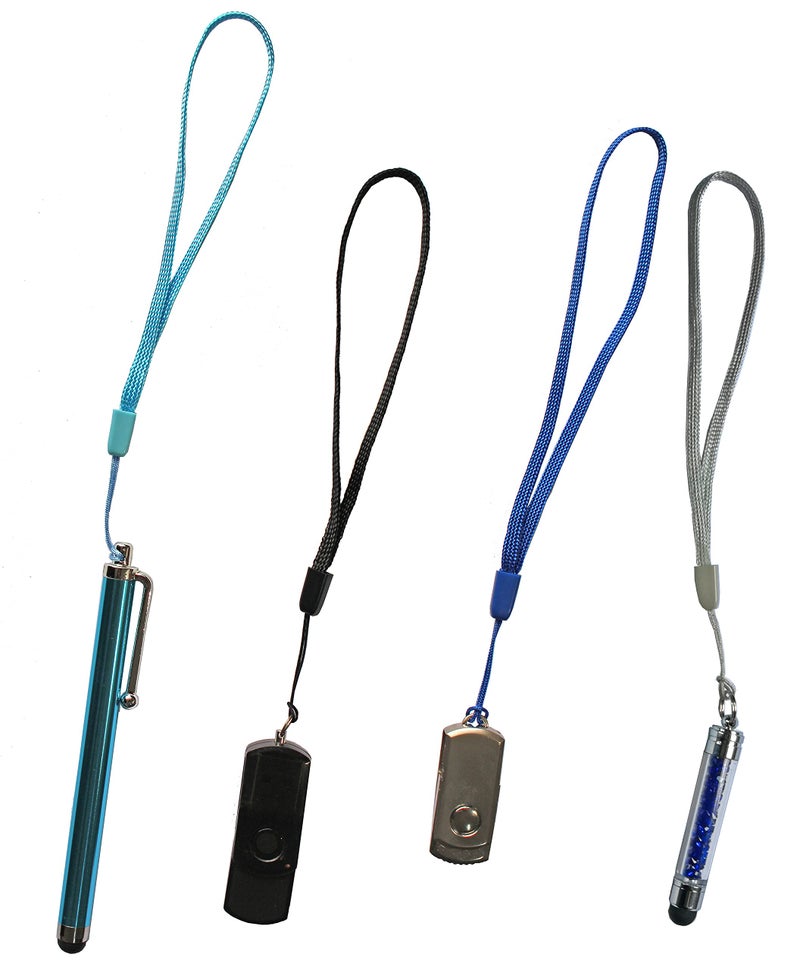 ColorYourLife Multi-Color Wrist Straps Lanyards Strings for USB Flash Drive Memory Stick Stylus Pens and Small Items with Microfiber Cloth (48 Pack), multicolor - Image 4