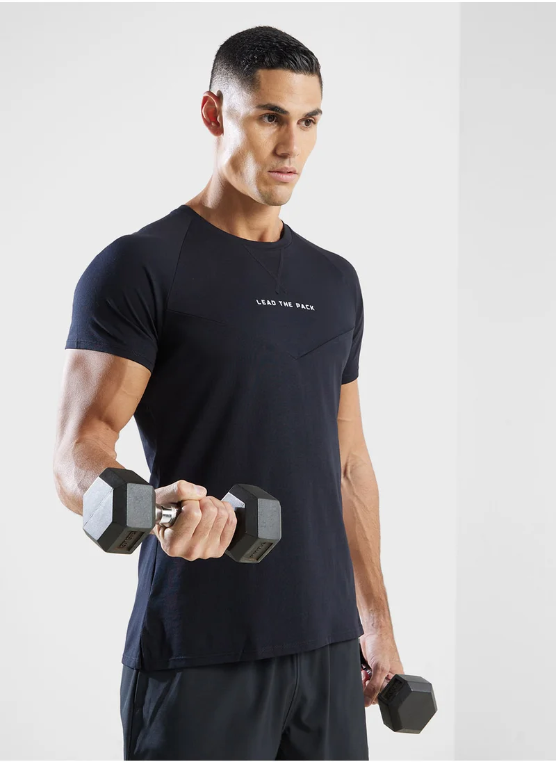 SQUATWOLF Statement Ribbed Tech T-Shirt