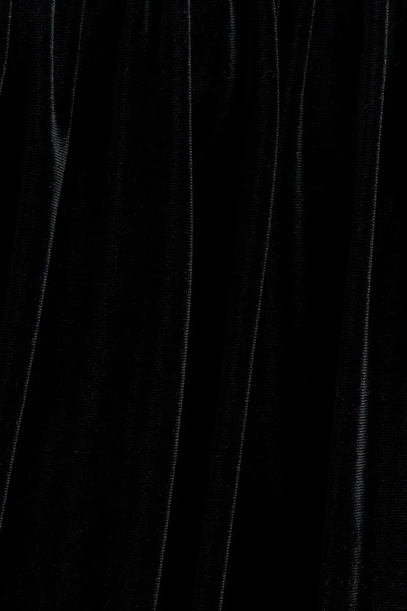 H&M Collared velvet dress