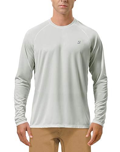 Roadbox Mens UPF 50 UV Sun Protection Shirts Outdoor Long Sleeve SPF Diving Rash Guard for Fishing Hiking Swimming - Image 1