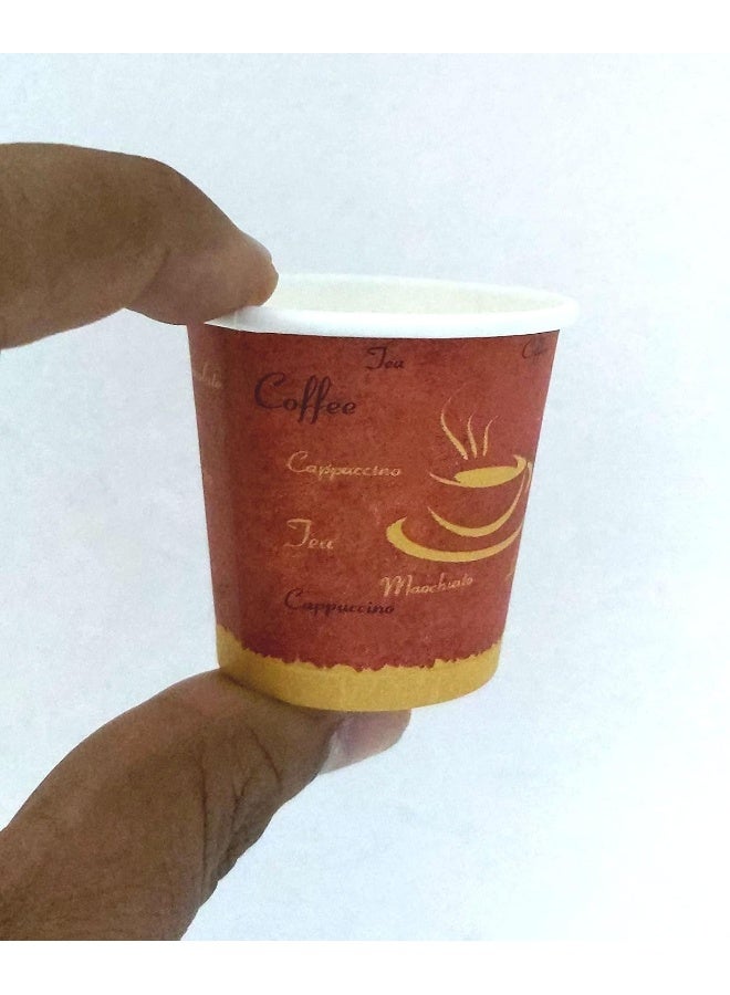 ALSAQER 2000-Piece/Full carton Paper Kahwa Cups/Arabic Cawa Cups 2.5oz(1 Carton-Very Small Cups)-Alsaqer Disposable Paper Cup for Black Tea and Turkish Coffee-Multicolours - Image 3