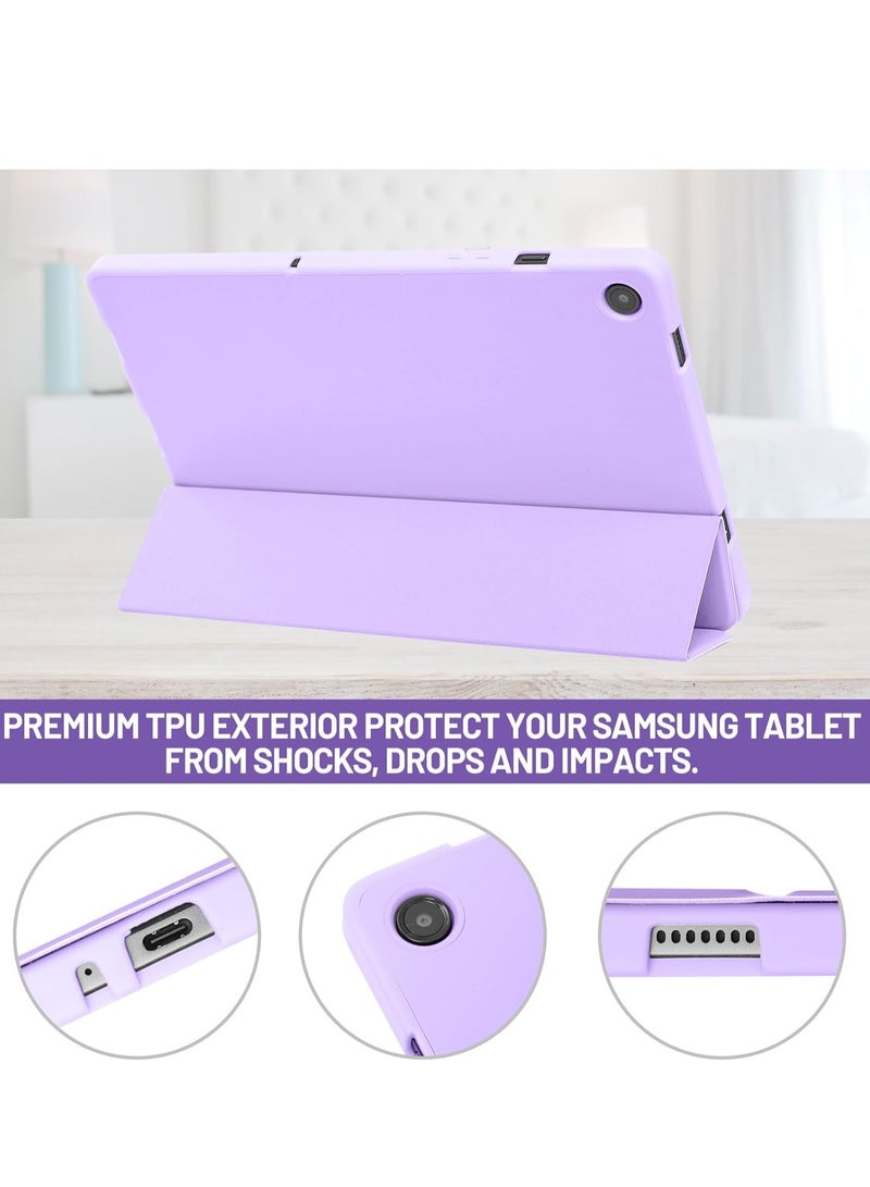 JAJEEK Case for Samsung Galaxy Tab A9+ / A9 Plus 11 Inch 2023 – Thin Folio Stand Tablet Protective Case, Multi-Angle Viewing, Auto Wake/Sleep (Purple) - Image 4