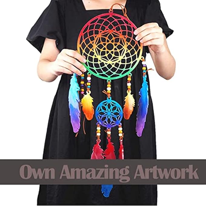 DREAM CATCHER SILICONE MOLDS - DIY RESIN CASTING MOLDS FOR FEATHER PENDANT, WALL HANGING, KIDS BEDROOM DECOR, ART CRAFT - Image 4