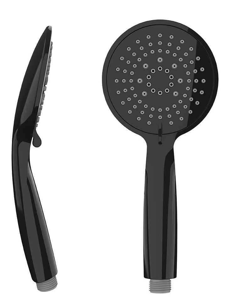 Wenko Young Black Shower Head - Universal Shower Head with 5 Jet Types, Plastic (ABS), 11 x 11 cm, Black - Image 2