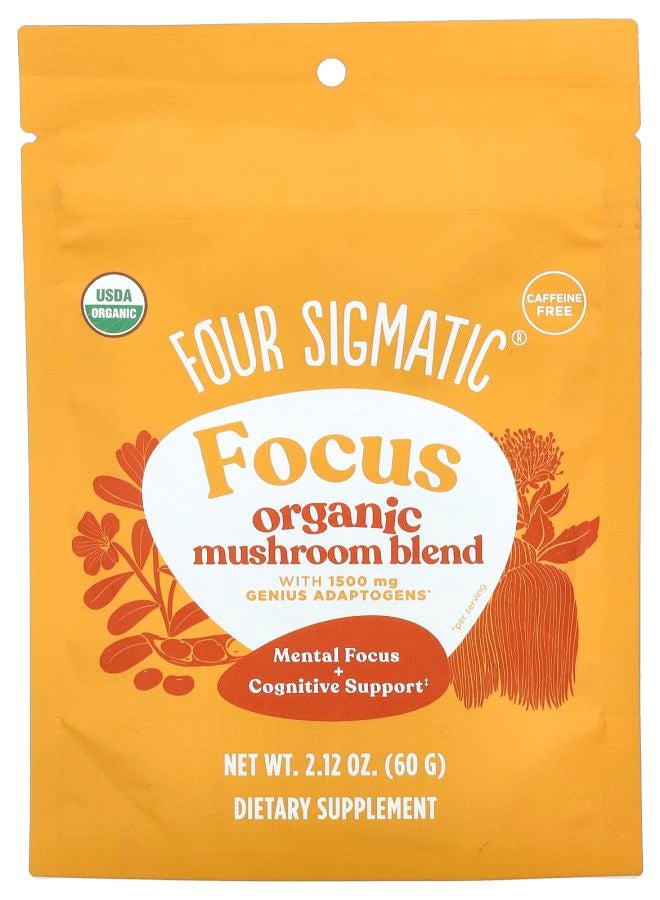 Four Sigmatic Focus Organic Mushroom Blend Caffeine Free 2.12 oz (60 g)