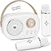PRUNUS C20 Mini Karaoke MachineValentines Day Gifts for Her Him Kids MensPortable Bluetooth Speaker with 2 Wireless Microphone for Boys Girls 312 Years Old Birthday Party White - Image 3