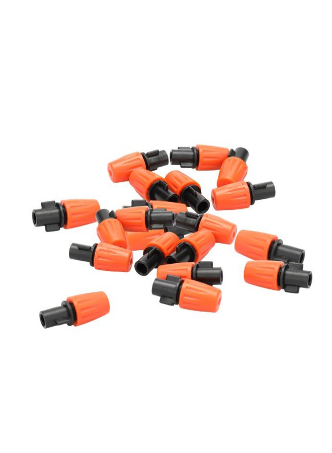 Loquat 30-Piece Garden Water Cooling Spray Sprinkler Nozzle Black