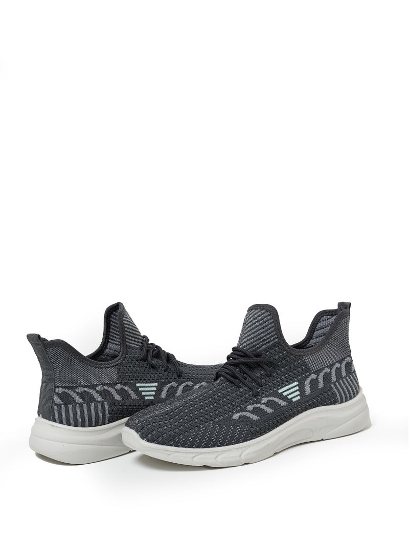 Cobblerz Cobblerz Men's Lace-up Low Top Sneakers GREY  - Image 2