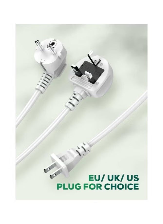 JAJEEK - SC5614 Power Strip – 5 AC Outlets & 6 USB Charging Ports, 2m Long Extension Cord, Surge Protection, Perfect for Home & Office, Efficient Power Solution for Multiple Devices - Image 1