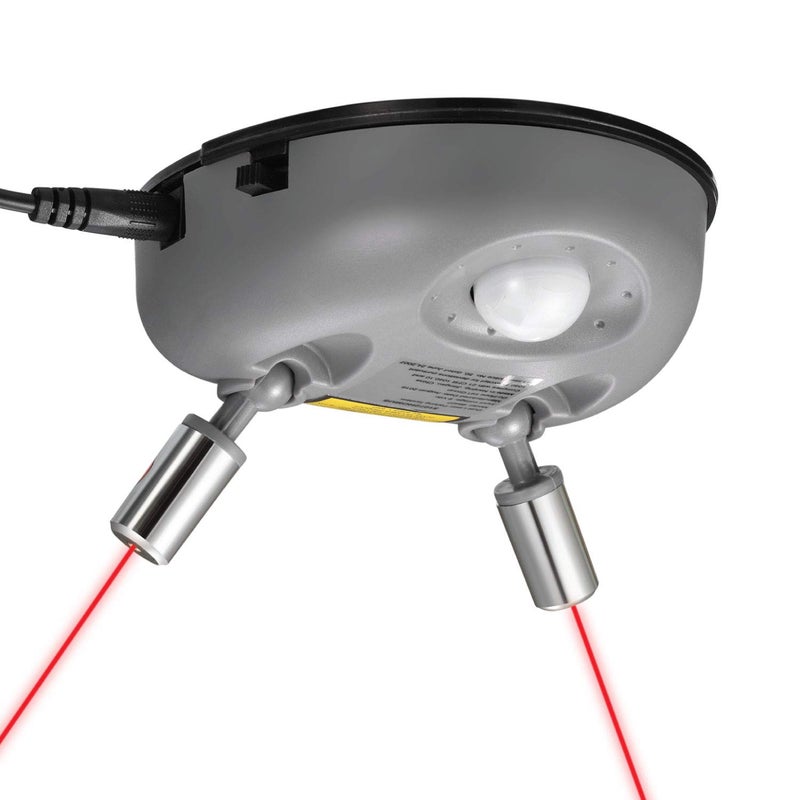 Fosmon Wider Angle Upgrade Dual Laser Garage Parking Assist Guide System 360degree Adjustable Parking Sensor with AC Adapter and Battery Backup for CarAutomotive