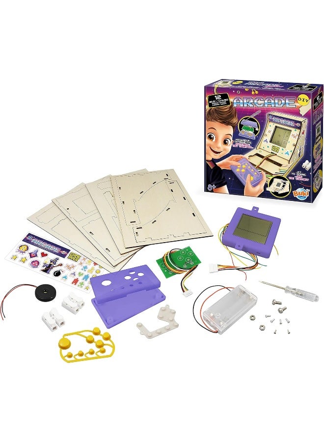 Buki BUKI France DIY Arcade and the Cabinet with 12 Games  - Image 2