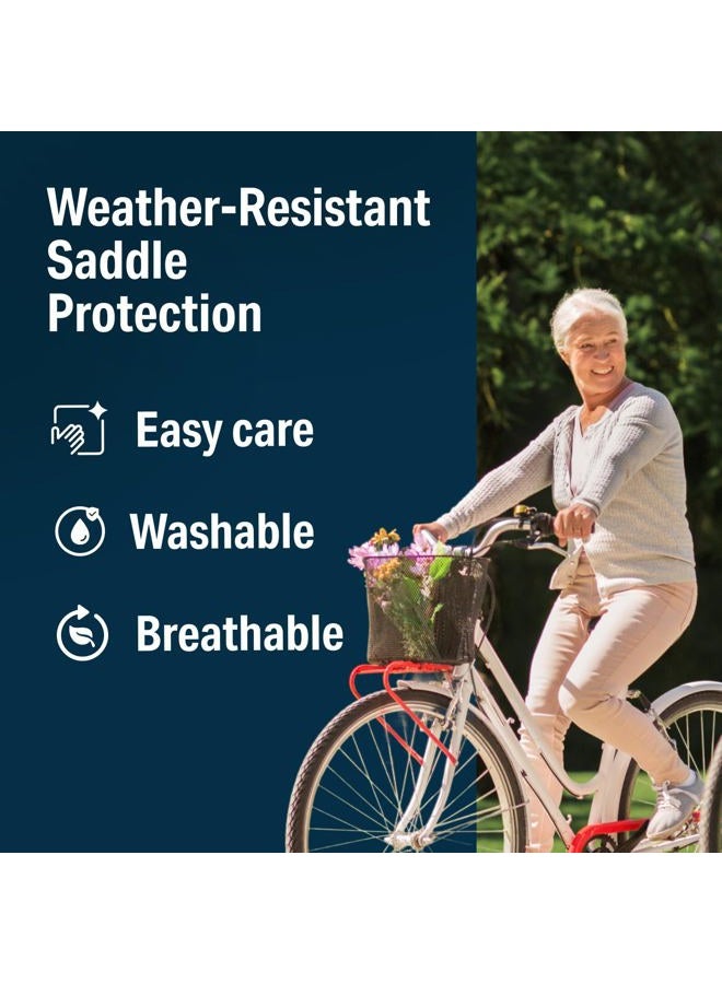 Bikeroo Most Comfortable Bike Seat Cushion Cover - 11" x 7" Premium Quality Exercise Bicycle Saddle Pad with Soft Gel for Women and Men - Great for Indoor Cycling Class and Stationary Bike - Image 5