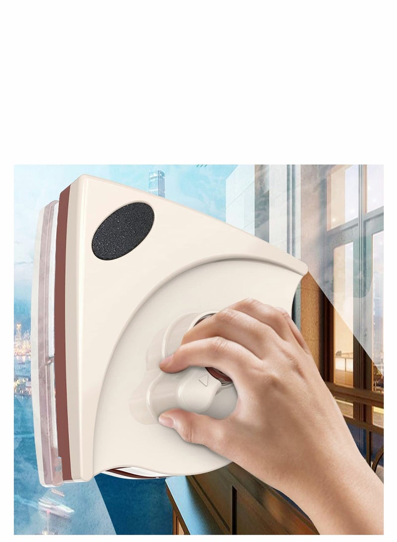 KASTWAVE أداة تنظيف النوافذ المغناطيسية، فرشاة ذات وجهين، منظف نوافذ خارجي قابل للتعديل بخمسة مستويات لنوافذ المنزل الزجاجية مع ممسحة لنوافذ الحمام بسماكة 0.2"-1" 106 قطعة - Image 2