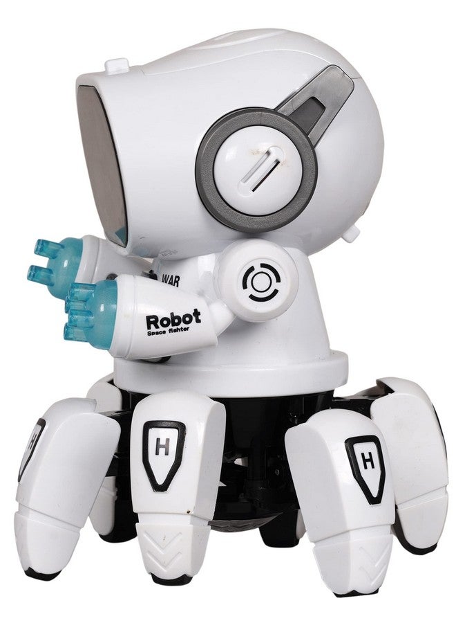 Goyal's Bot Robot Octopus Style | Colorful Lights and Music | All Direction Movement | Dancing Robot Toys for Kids | (White) - Image 5