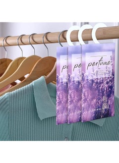 erorex 6 Pcs Large Hanging Closet Deodorizer Air Freshener Scented Sachets For Drawers And Closets Long Lasting Lavender Sachet Bags Drawer Freshener For Clothes Lavender  - Image 5