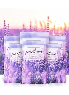 erorex 6 Pcs Large Hanging Closet Deodorizer Air Freshener Scented Sachets For Drawers And Closets Long Lasting Lavender Sachet Bags Drawer Freshener For Clothes Lavender  - Image 1