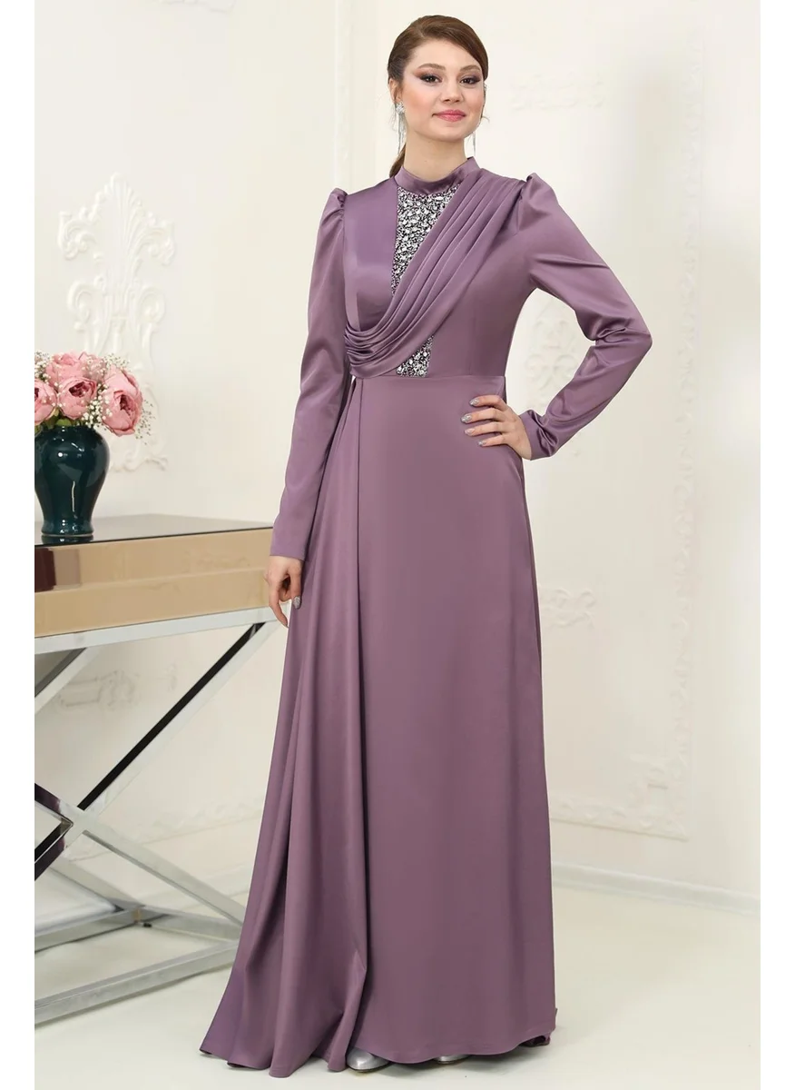 Esilanur Zen Modest Evening Dress Lavender