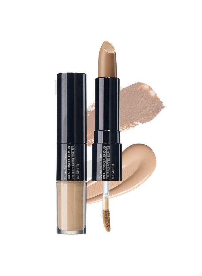 THESAEM Cover Perfection Ideal Concealer Duo ( 2 Rich Beige) ; Dual Type Full Coverage Concealer High Adherence High Pigmented No Clumping In Wrinkles Crease Proof Concealer - Image 1