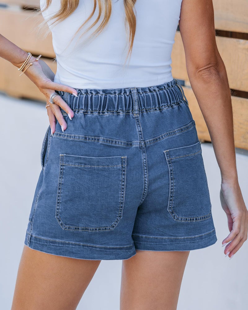 luvamia Denim Shorts Women Stretchy Wide Leg Jean Trendy 2026 Cute Jorts Plus Size Womenâ€™S Jean Shorts Medium Blue Size XX-Large US 20 to 22 - Image 2