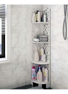 LINGWEI Bathroom Corner Stand Corner Shelf Shower Caddy Corner Shelves Bathroom Shelving Unit Bathroom Organizer Corner Display Stand  - Image 3