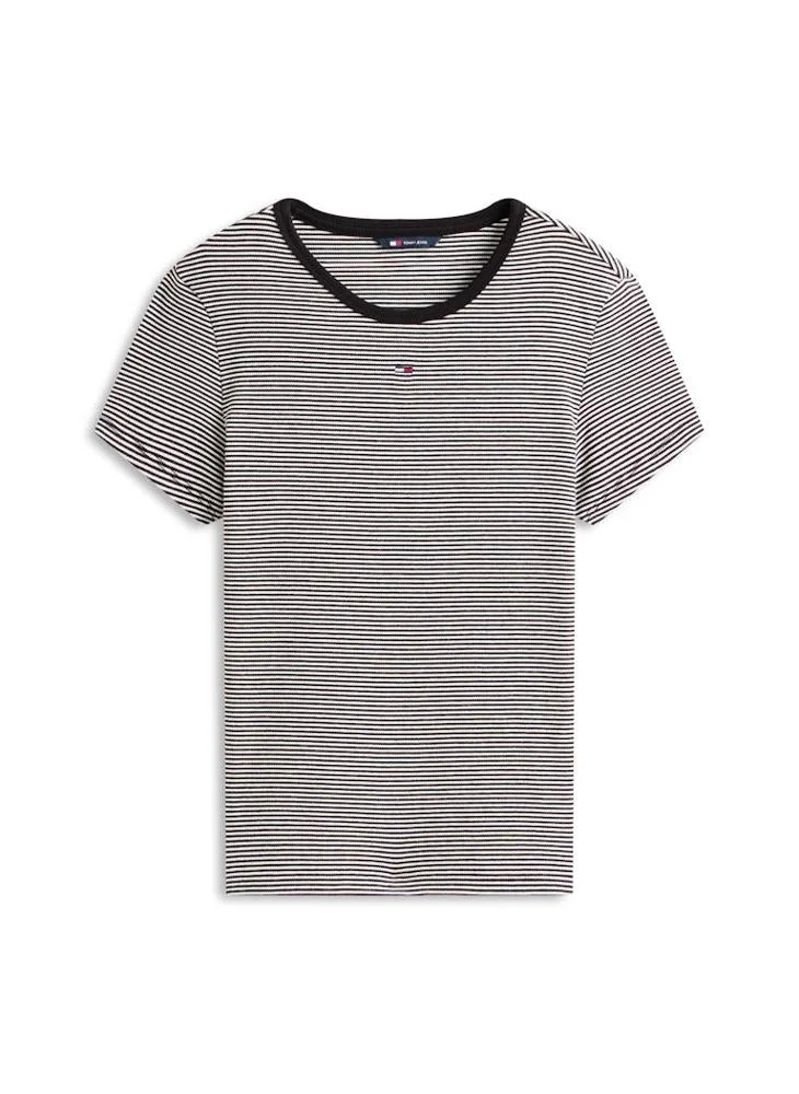 TOMMY JEANS Striped Crew Neck T-Shirt