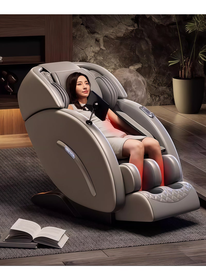 أريكة تدليك كهربائية متعددة الوظائف، كرسي تدليك، كرسي تدليك كامل الجسم + مساحة كبسولة، موسيقى لاسلكية، انعدام الجاذبية من أجل راحة مثالية. - Image 4