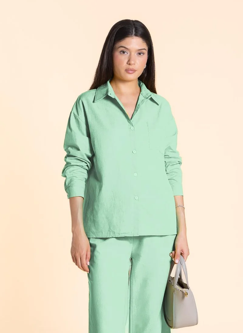 شايبس LINEN BLEND COMFORT SHIRT SET