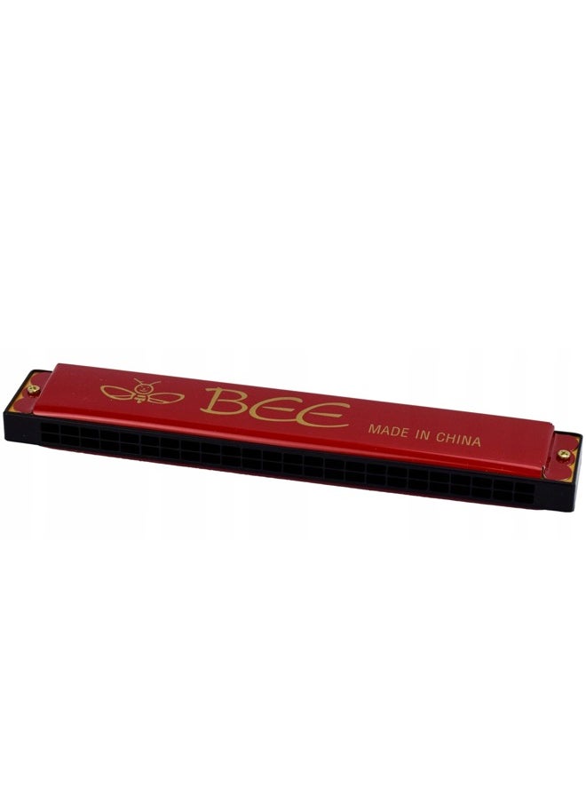 🎶 BEE Harmonica - 24 Holes, Multiple Colors, Pure Sound for Beginners & Professionals  - Image 2