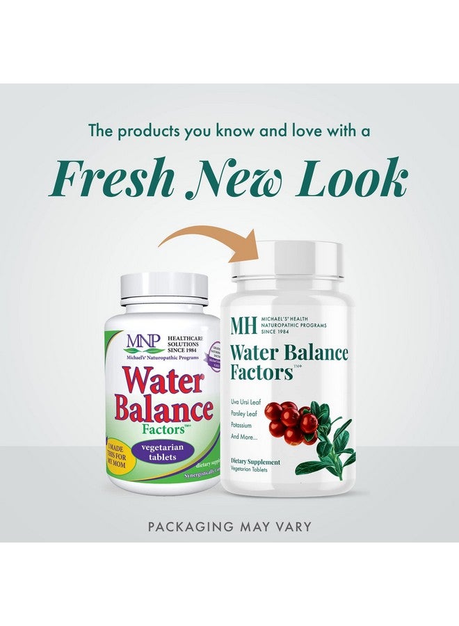 MICHAEL'S Health Naturopathic Programs Water Balance Factors - 120 Vegetarian Tablets - Helps Balance Fluid Levels - with Potassium & Vitamin B6 - Gluten Free, Kosher - 40 Servings - Image 3