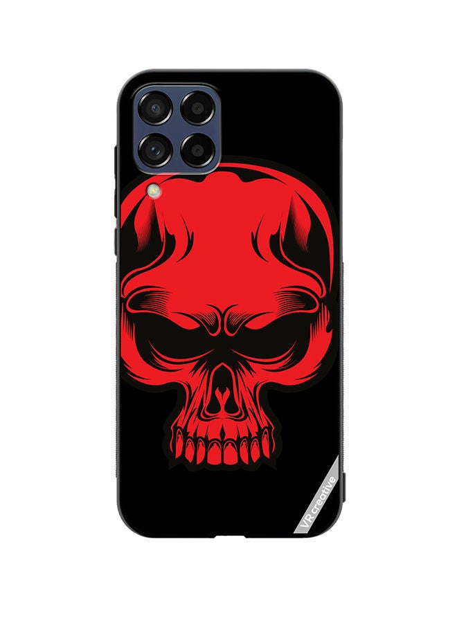 VR CREATIVE Protective Case Cover For Samsung Galaxy M33 Skull Illustration Design Multicolour - Image 1