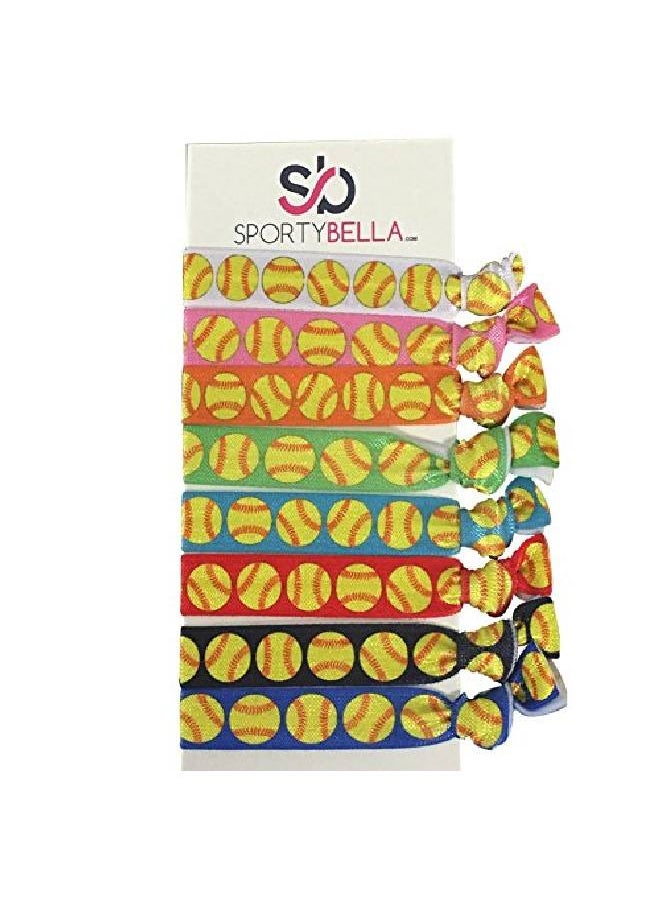 Infinity Collection - Softball Hair Accessories Girls Softball Hair Ties For Softball Player And Softball Teams - Image 1