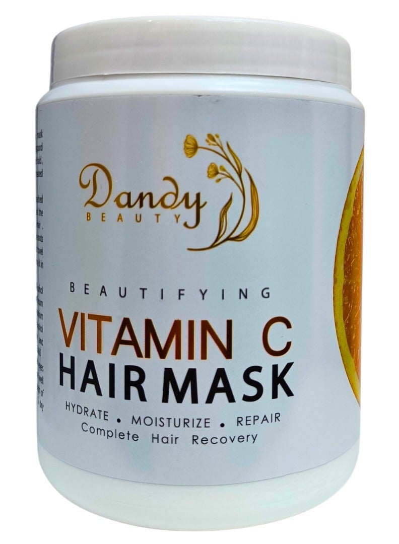 Dandy Beauty Hair Mask VITAMIN C 1000g Deep Conditioning and Repair Treatment for Smooth, Hydrated Hair, Complete hair recovery - Image 1