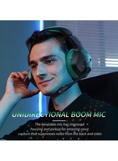BINNUNE BINNUNE BW01 Bluetooth 2.4GHz Wireless Gaming Headset with Microphone for PC PS5 PS4 Laptop Computer  - Image 4