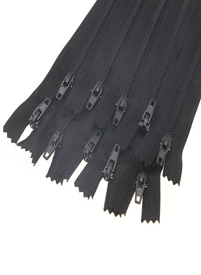 SHUNLI #3 Nylon Coil Zipper,Black Closed End Zippers Bulk for DIY Tailor Sewing Crafts,Bags,Purses(20 PCS/Pack,16 Inch) SHUNLI - Image 1