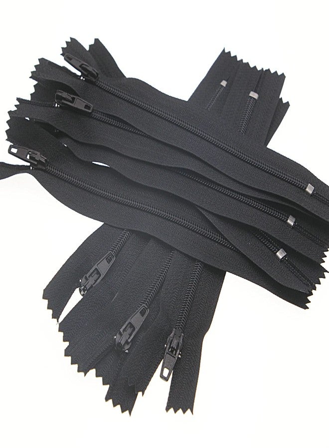 SHUNLI #3 Nylon Coil Zipper,Black Closed End Zippers Bulk for DIY Tailor Sewing Crafts,Bags,Purses(20 PCS/Pack,16 Inch) SHUNLI - Image 5
