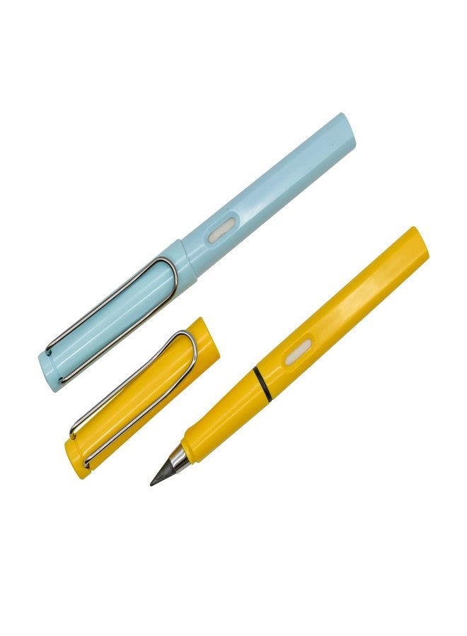 Lopenle 12 pcs Eternal Pencils Infinity Inkless Pen Unbreakable Pencils With 24PCS Replaceable Refills Technology Unlimited Writing Magic Pencil For School Office Professional Use.… - Image 4