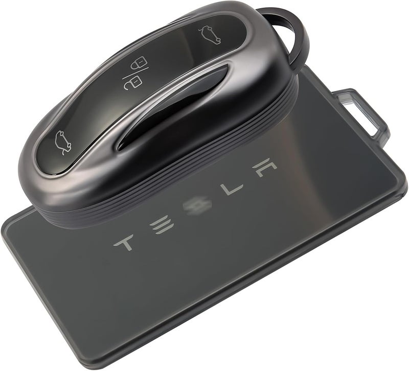 WNILIAN TPU Key Fob Cover for Tesla Model X with Keychain Protection - Image 1