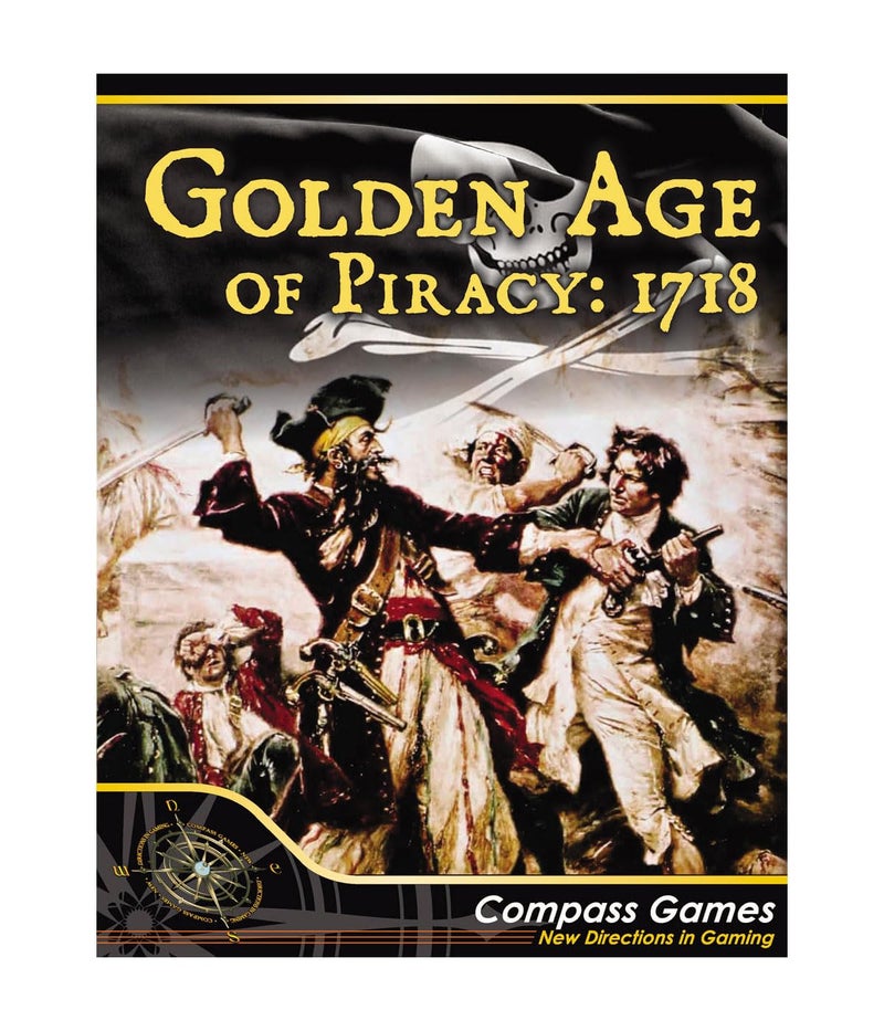 Compass Games Golden Age of Piracy 1718 Board Game - Image 3