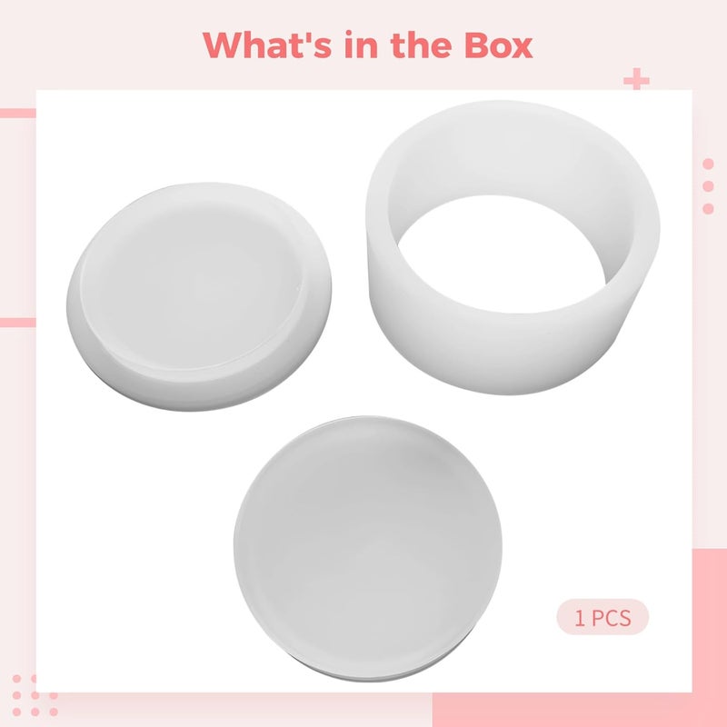 3D Mold Set for Bath Bombs, 2.5-Inch Round Plastic Molds, Soap & Shampoo Press Bar Mold for DIY Projects - Image 4