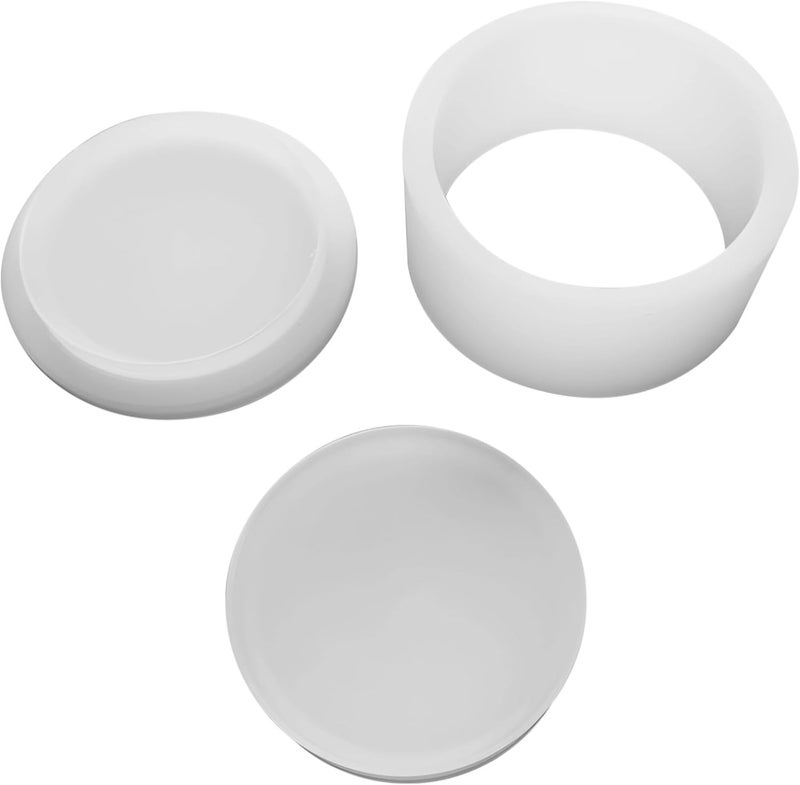 3D Mold Set for Bath Bombs, 2.5-Inch Round Plastic Molds, Soap & Shampoo Press Bar Mold for DIY Projects - Image 1