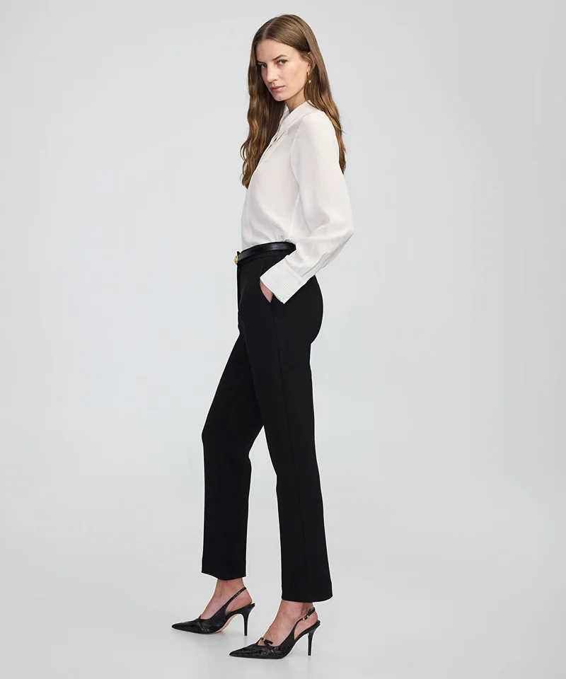 ابيكول Elastic-Back Cigarette Trousers