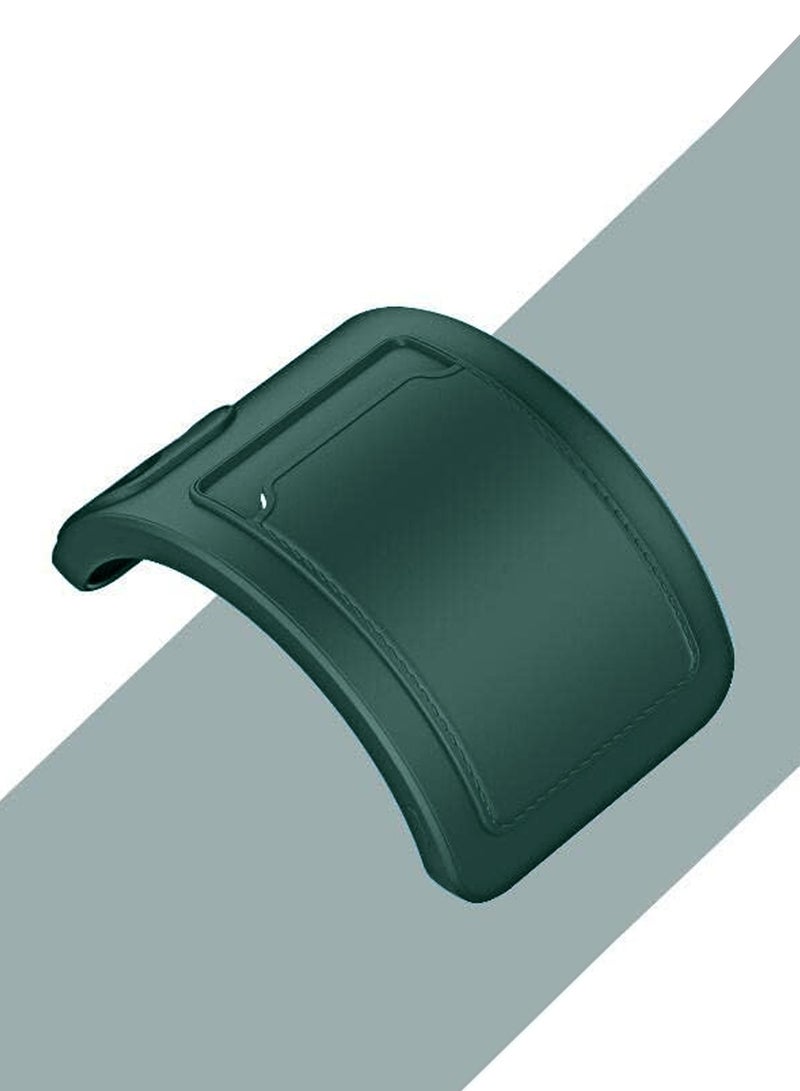 Wtech Silicone TPU With Card Holder Case Cover For Honor X7b 4G 2023 Dark Green  - Image 4