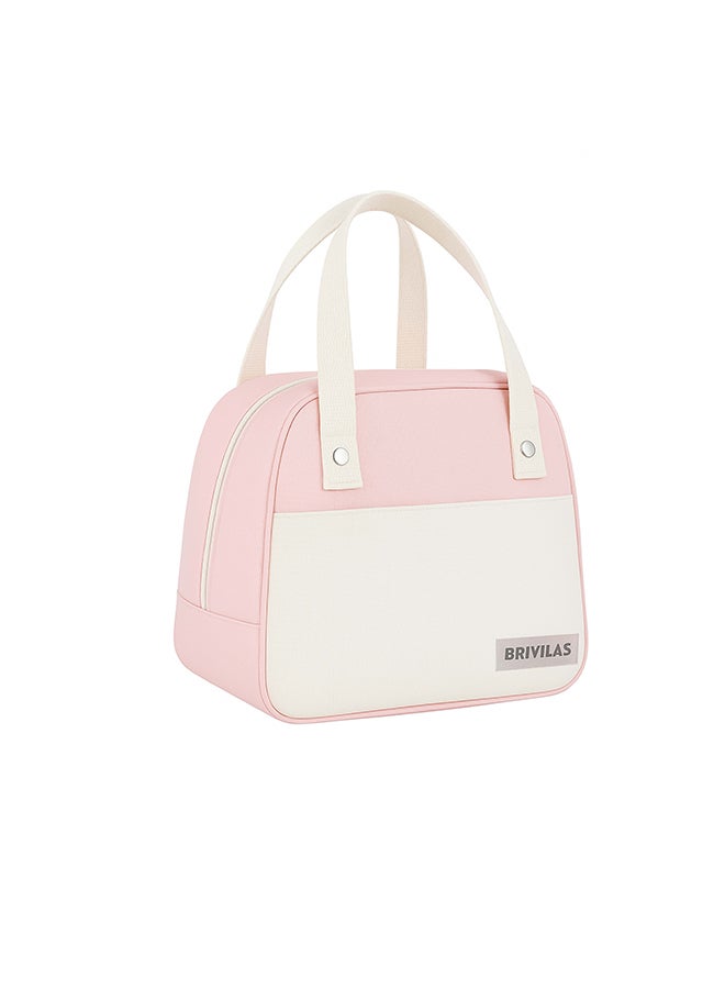 توشيونيكس حقيبة غداء معزولة - قماش أكسفورد مانع للتسرب مع قفل بسحاب عالي الجودة ومقبض جلدي - حقيبة حرارية صغيرة للوجبات الخفيفة والمكتب والمدرسة والأطفال - خيارات متعددة الألوان - مقاس 22 × 19 × 14 سم - سعة 6 لتر تقريبًا - Image 1