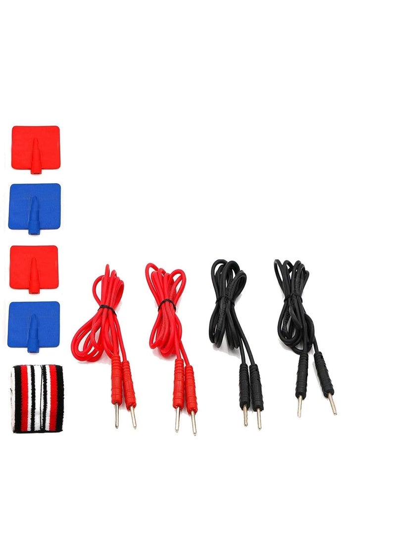 PHYSIOTREX Mini Corded Electric Tens and Muscle Stimulator 2 Channel Mini Tens Ms Whole_Body Massager Machine, Multicolour - Image 4