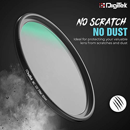 DIGITEK® (MCUV52 MM) 52mm MC UV Filter with 16 Multi-Coated Layers for DSLR Camera Lens Protection from UV Rays, Dust & Scratches - Image 2