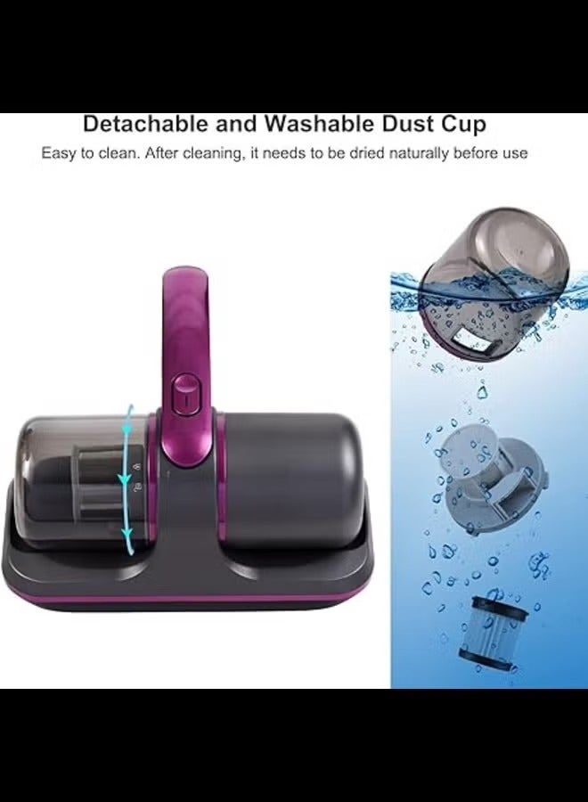 Handheld Mattress Vacuum Cleaner, Cordless Handheld Best Vacuum Cleaner with Hepa, Effectively Clean Up Bed Sheet Pillow Couch - Image 2