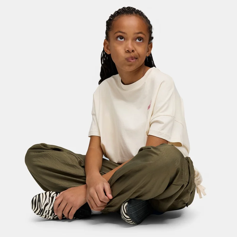 Puma White Kids' TWEENERVERSE Knotted T-Shirt  | Best Price UAE